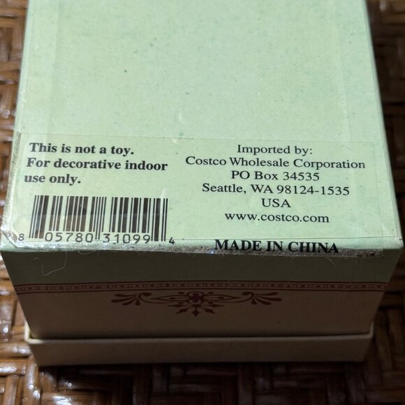 Costco Angel Boy With Book Ornament Porcelain - Picture 6 of 8